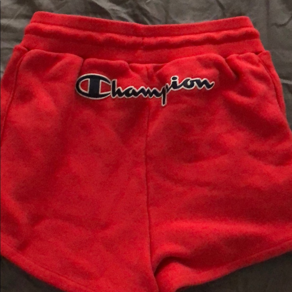 Red Champion Shorts